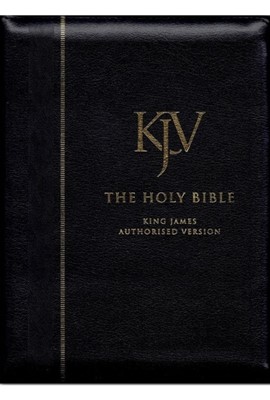 KJV Giant Print Bible Black With Zipper