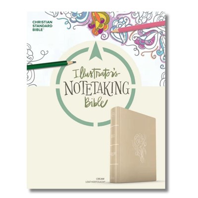 CSB Illustrator’s Notetaking Bible, Cream-Leathertouch
