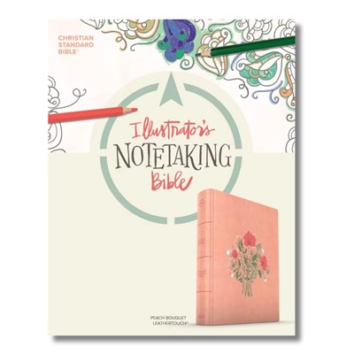 CSB Illustrator’s Notetaking Bible, Peach-Leathertouch