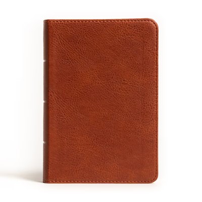 NASB Large Print Compact Reference Bible, Burnt Sienna LeatherTouch