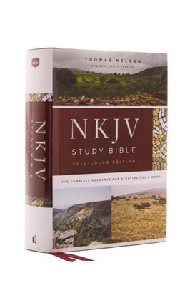 NKJV Study Bible, Hardcover, Full-Color, Comfort Print (Hard Cover)