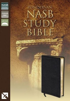 NASB Zondervan Study Bible Black Bnd (Bonded Leather)