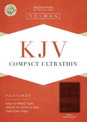KJV Compact Ultrathin Brown LT (Imitation Leather)