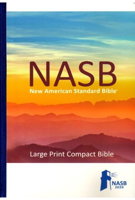 NASB 2020 Large-Print Compact Bible - Blue