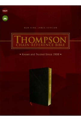 NKJV Thompson Chain-Reference Bible - Black Bonded Leather