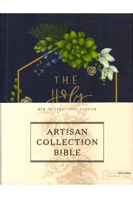 NIV Artisan Collection Bible - Navy cloth over board