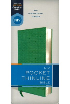 NIV Pocket Thinline Bible - Teal Leathersoft