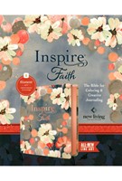 NLT Inspire Faith Bible Filament Enabled - Watercolor Garden (LeatherLike) (Leather-like)