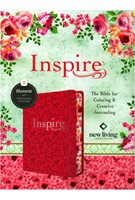 NLT Inspire Bible Filament Enabled - Pink Peony (Hardcover LeatherLike) (Hardcover)