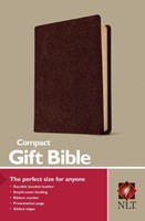 NLT Compact Gift Bible Burg (Bonded Leather)