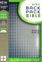 NIRV BACKPACK BIBLE BLUE SILVER LS (Imitation Leather)