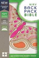 NIRV BACKPACK BIBLE PINK BUTTERFLY FLEX (Paperback)