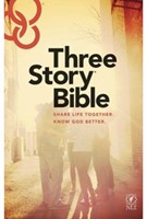 NLT Three Story Bible Hardcover (Hardcover)