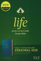 NLT Life Application Study Bible 3rd Edition Personal Size - Teal Leatherlike (Leather-like)