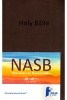 NASB 2020 Ultrathin Text Bible - Brown (Leather-like)
