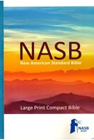 NASB 2020 Large Print Compact Bible - Teal (Leather-like)