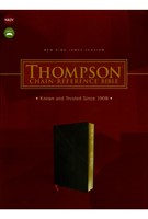 NKJV Thompson Chain-Reference Bible - Black Bonded Leather (Bonded Leather)