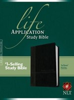 NLT  Life Application Study Bible Black Onyx LL (Imitation Leather)