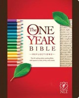 NLT One Year Bible Reflections HC (Hard Cover)