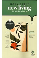 NLT Thinline Reference Zipper Bible Filament-Enabled - Sunset Branches, Leather-Like (Leather-like)