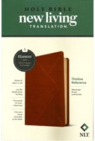 NLT Thinline Reference Bible Filament-Enabled - Messenger Brown, Leather-Like (Leather-like)