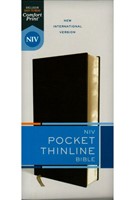 NIV Pocket Thinline Bible - Black Bonded Leather (Bonded Leather)
