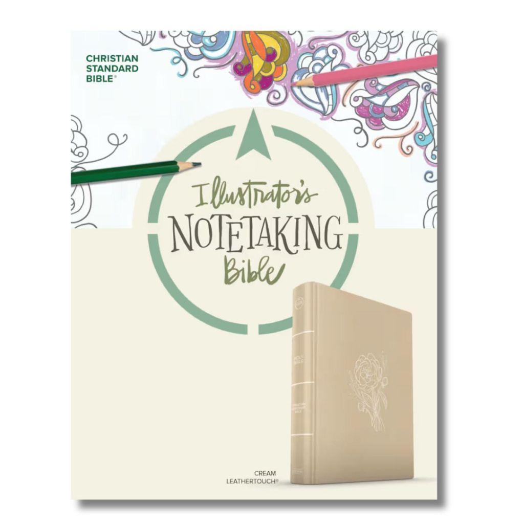 CSB Illustrator’s Notetaking Bible, Cream-Leathertouch