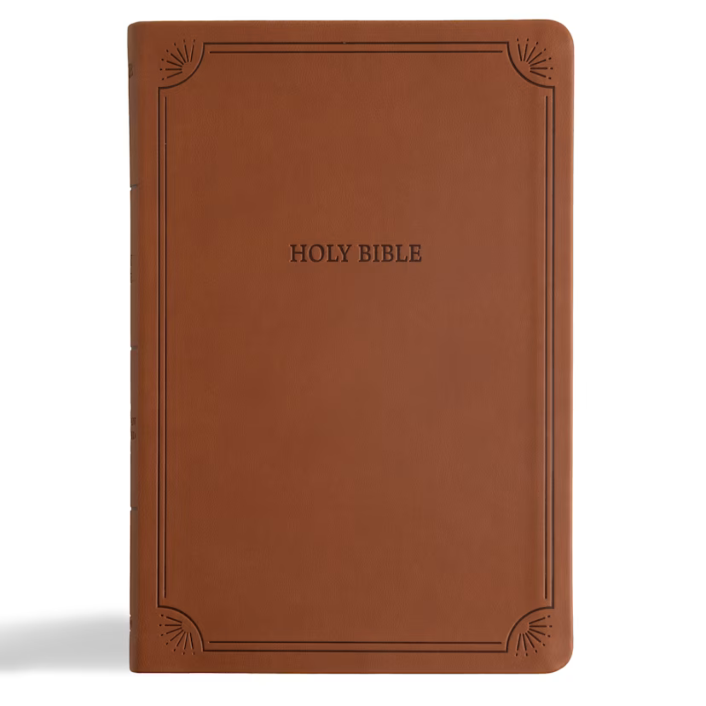 NASB Large Print Thinline Bible, Value Edition, Brown LeatherTouch