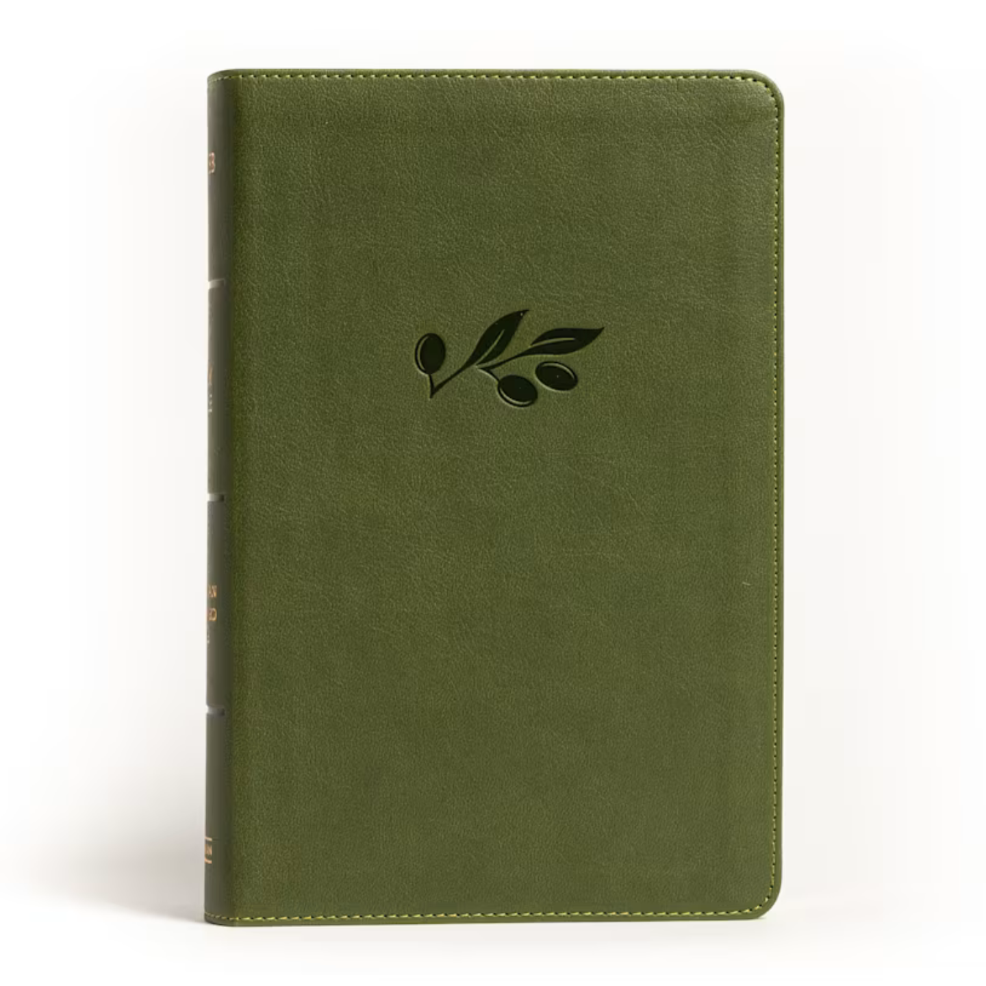 NASB Large Print Personal Size Reference Bible, Olive LeatherTouch