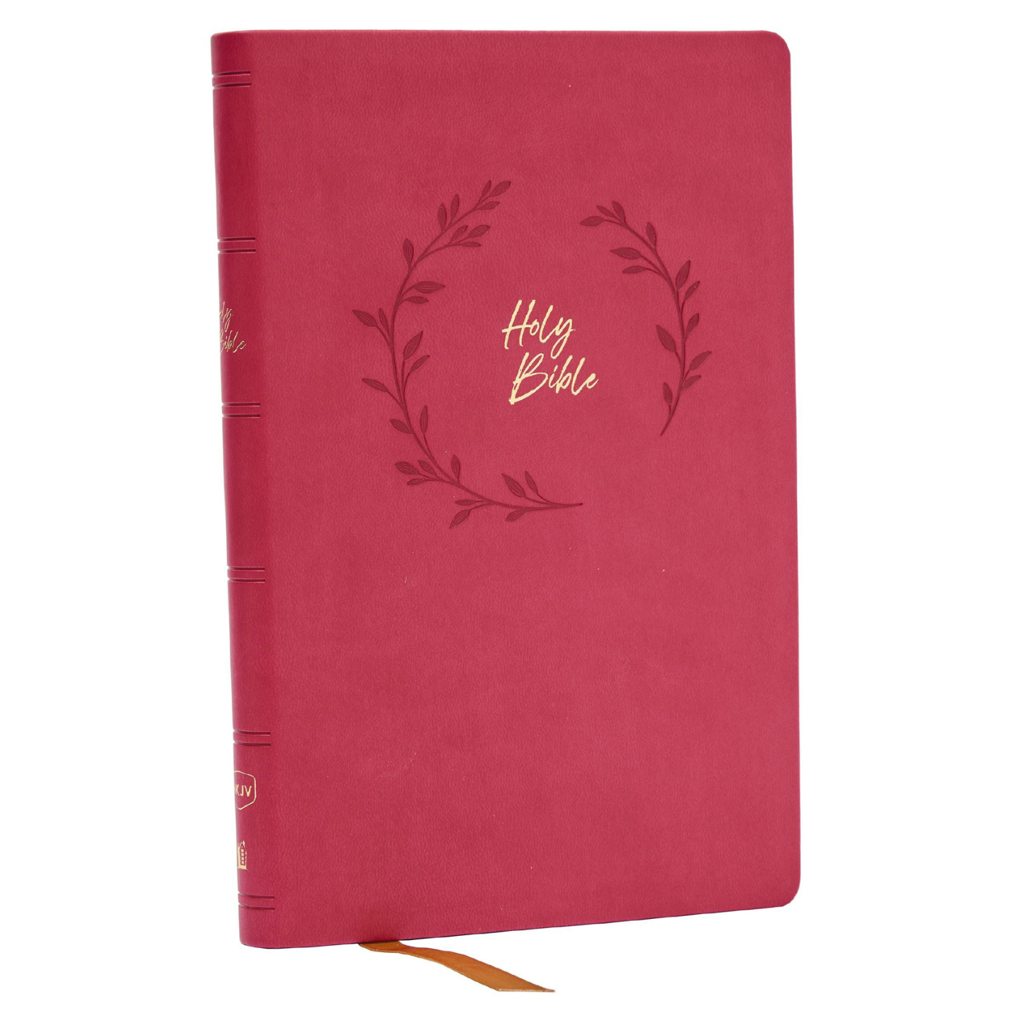 NKJV Holy Bible, Value Ultra Thinline, Red Letter, Comfort Print, Pink Leathersoft