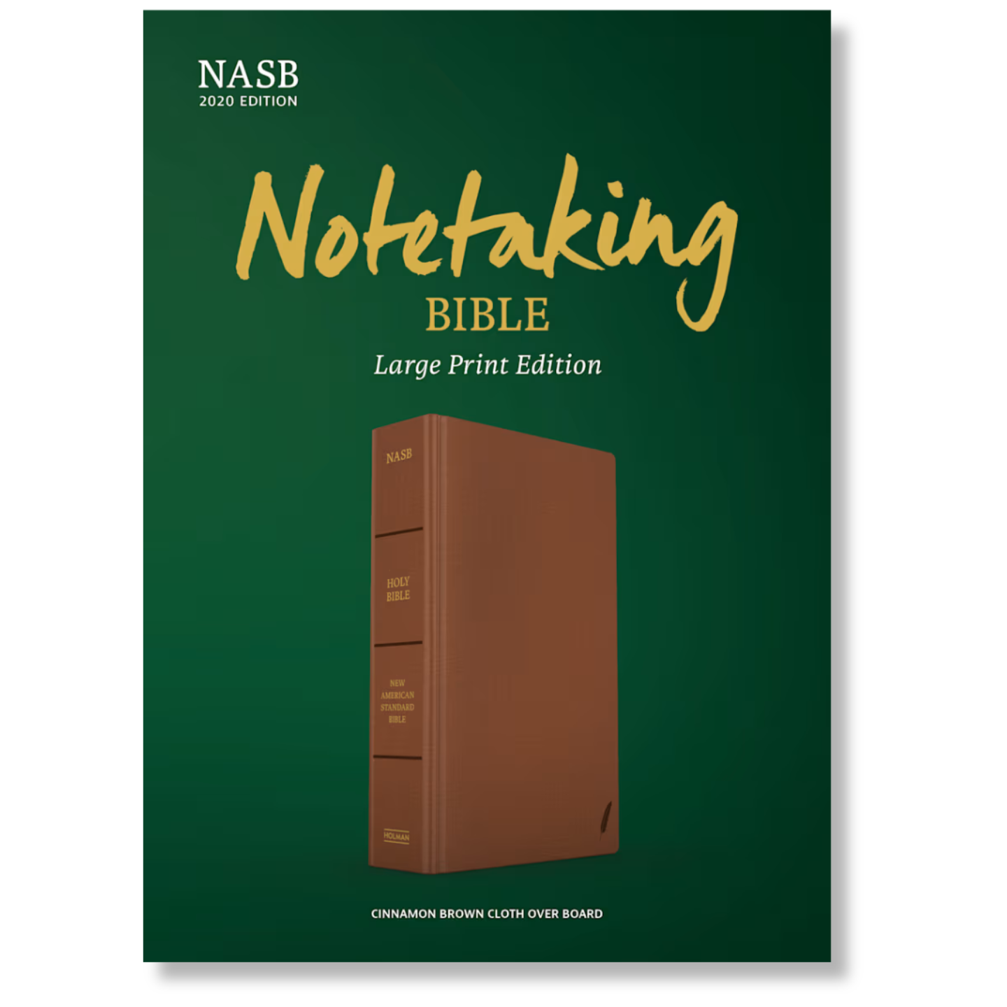 NASB Notetaking Bible, Large Print Edition, Cinnamon Brown Cloth Over Board