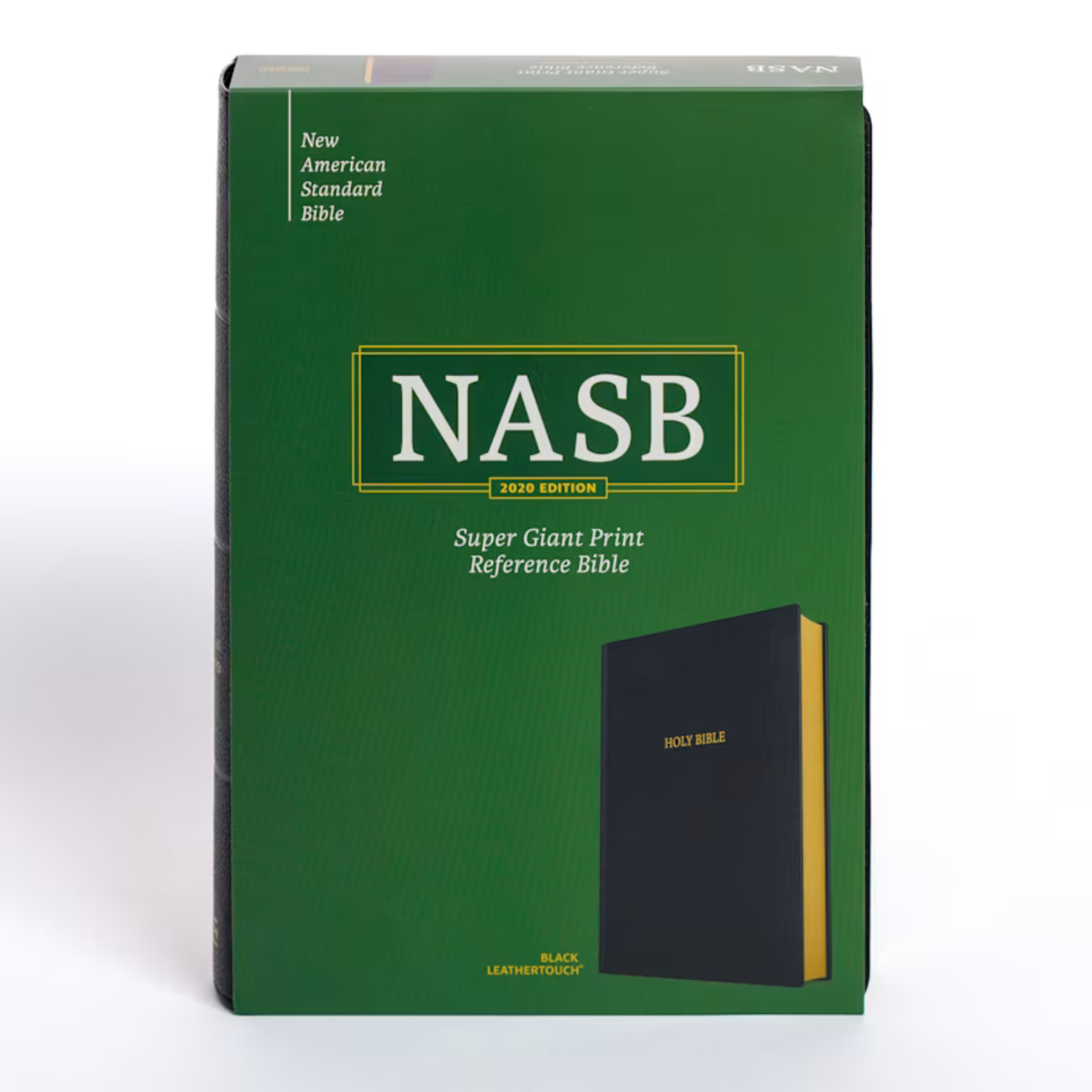NASB Super Giant Print Reference Bible, Black LeatherTouch