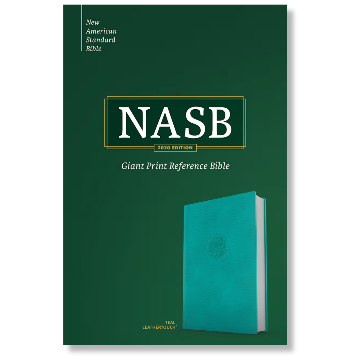 NASB Giant Print Reference Bible, Teal LeatherTouch