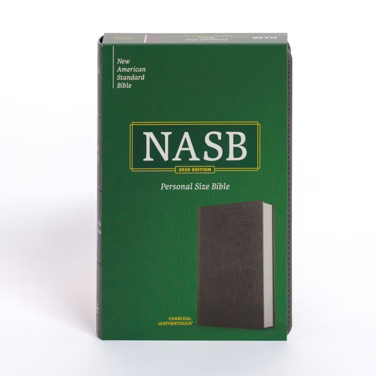 NASB Personal Size Bible, Charcoal LeatherTouch