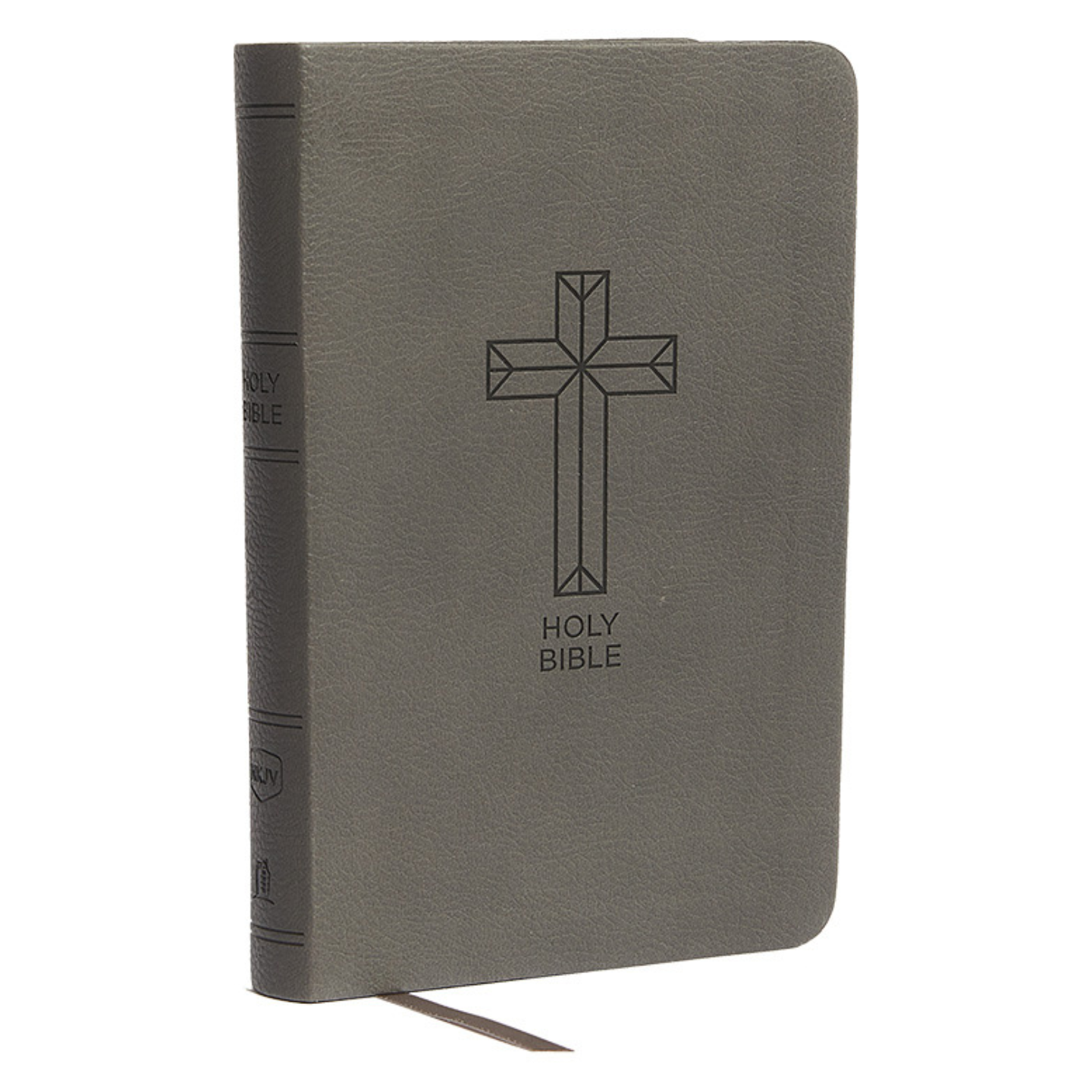NKJV Value Thinline Bible, Compact, Charcoal Leathersoft