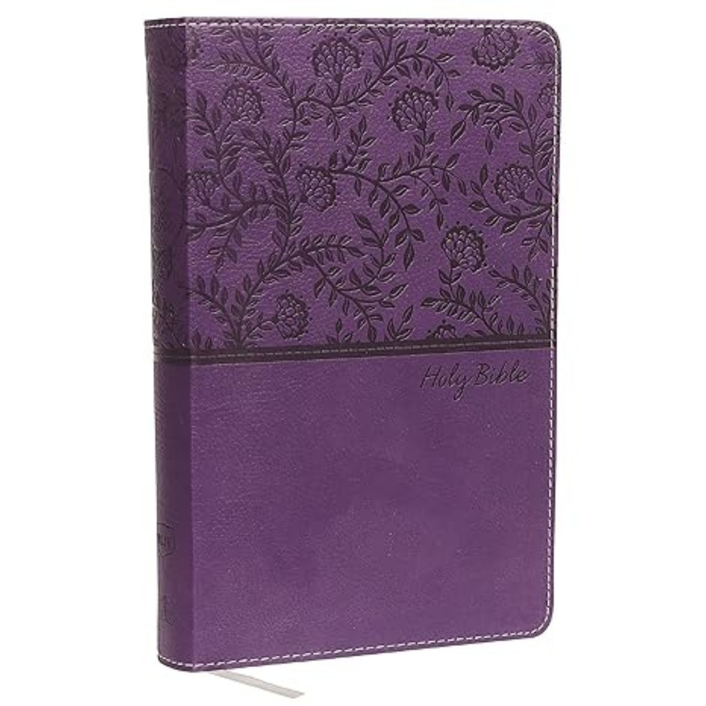 NKJV, Deluxe Gift Bible, Red Letter Edition, Comfort Print, Purple Leathersoft