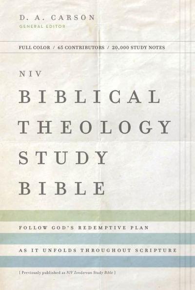 NIV, Biblical Theology Study Bible, Hardcover, Comfort Print