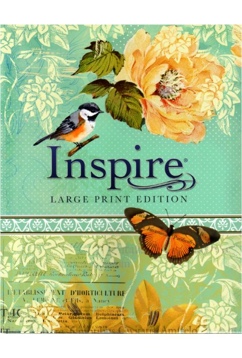 NLT Inspire Large Print Edition Bible