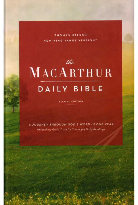 NKJV The MacArthur Daily Bible Second Edition - Hardcover