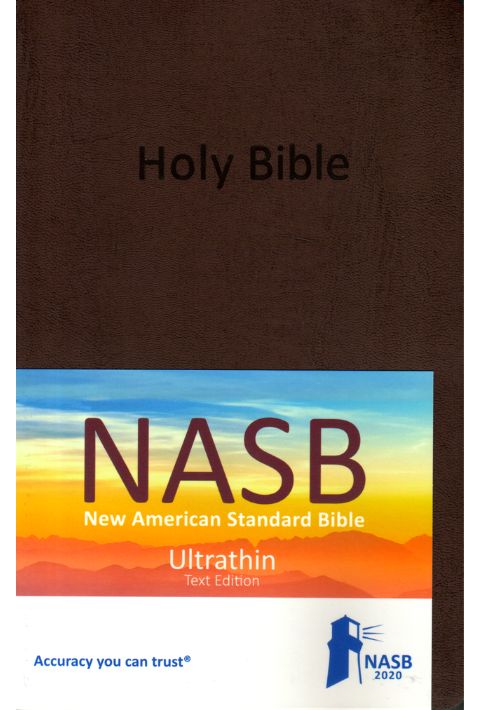 NASB 2020 Ultrathin Text Bible - Brown