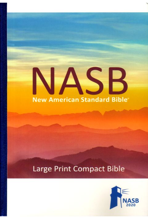 NASB 2020 Large-Print Compact Bible - Blue