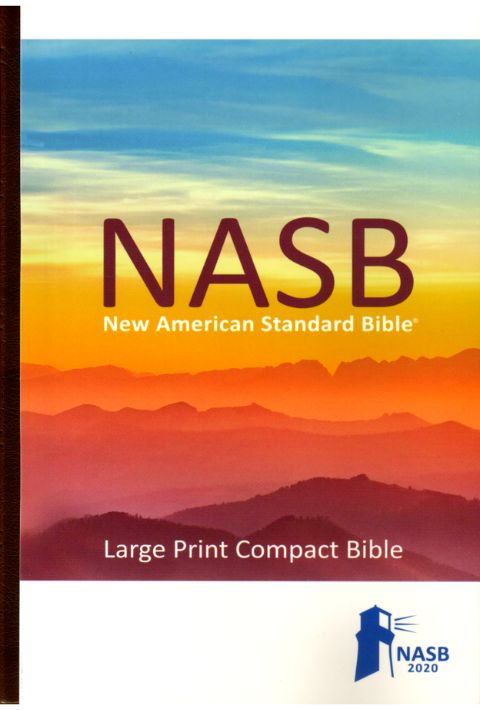 NASB 2020 Large-Print Compact Bible - Brown