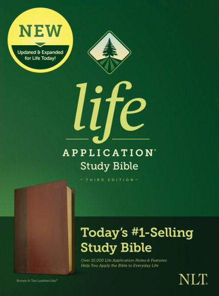 NLT Life Application 3rd Ed. LL Brown Burg